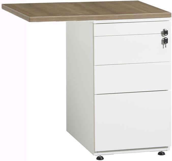 Aanbouwstuk Staand Ladeblok | 76 x 80 x 60 cm | 4 Lades | Leverbaar In Diverse Kleuren