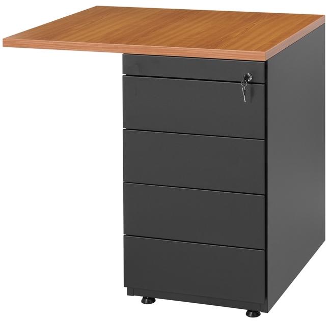 Aanbouwstuk Staand Ladeblok | 76 x 80 x 60 cm | 5 Lades | Leverbaar In Diverse Kleuren