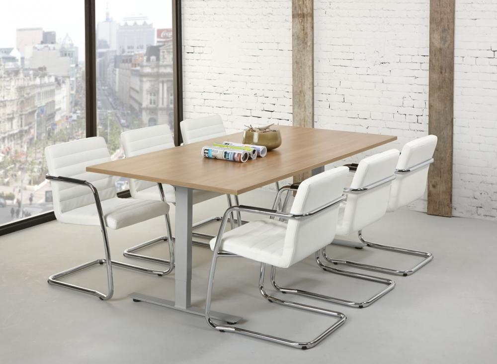 Vergadertafel Teezz | Hoogte verstelbaar | 200 x 100 cm