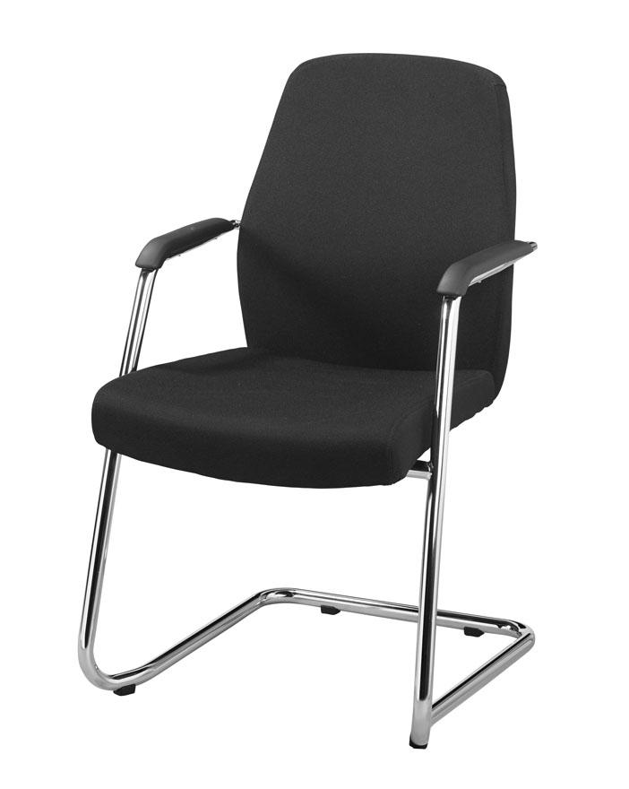 Vergaderstoel Elan | Zwart | Hoge rug