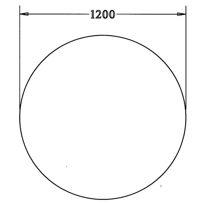 Vergadertafel Q-Bic| Rond | 120 cm | Leverbaar in Diverse Kleuren