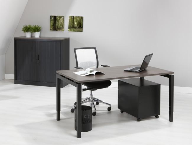 Bureau Q-Bic | Hoogte Verstelbaar | 62 - 85 cm | Leverbaar in Diverse Kleuren en Afmetingen