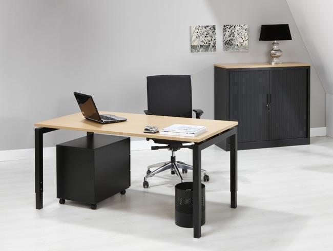 Bureau Q-Bic | Hoogte Verstelbaar | 62 - 85 cm | Leverbaar in Diverse Kleuren en Afmetingen