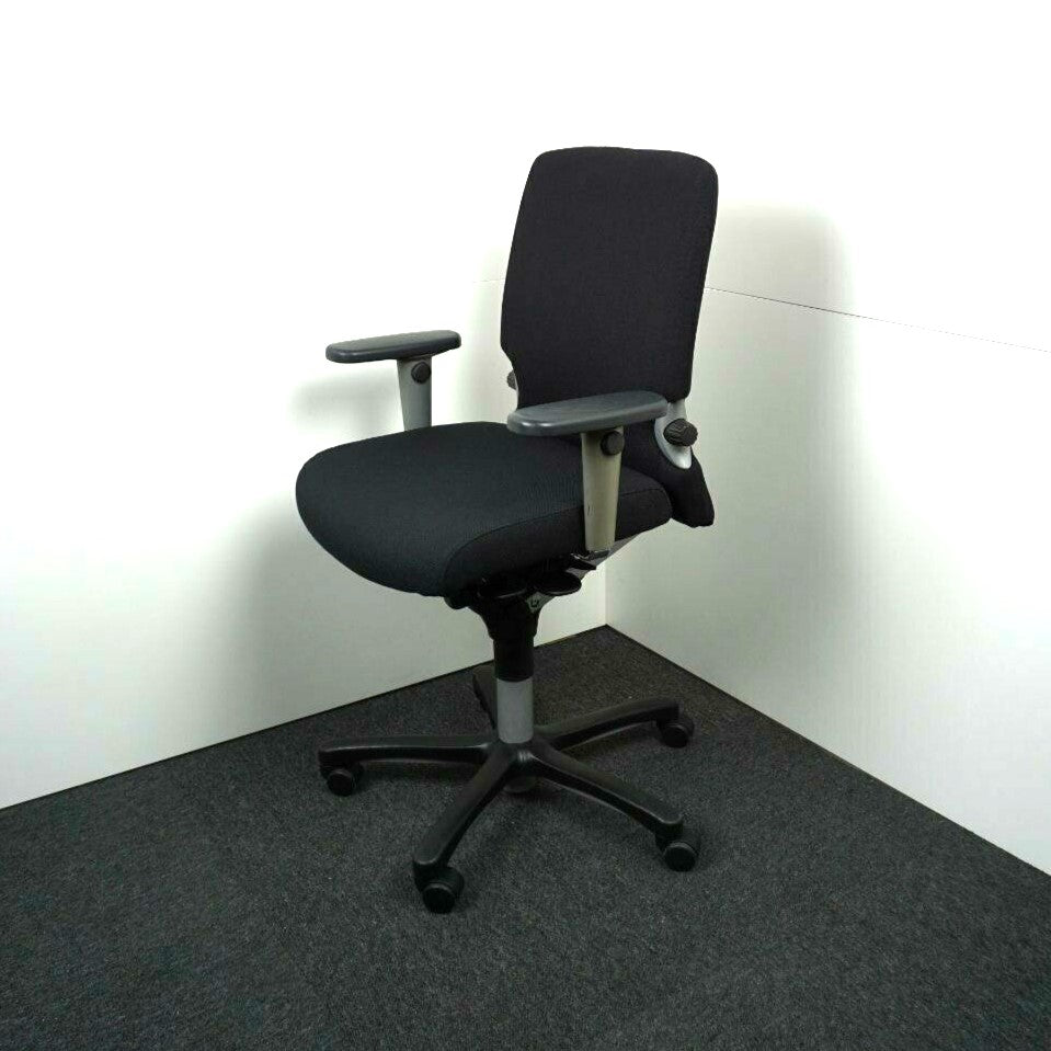 Haworth Comforto 77 Bureaustoel | Zwart | Nieuw gestoffeerd