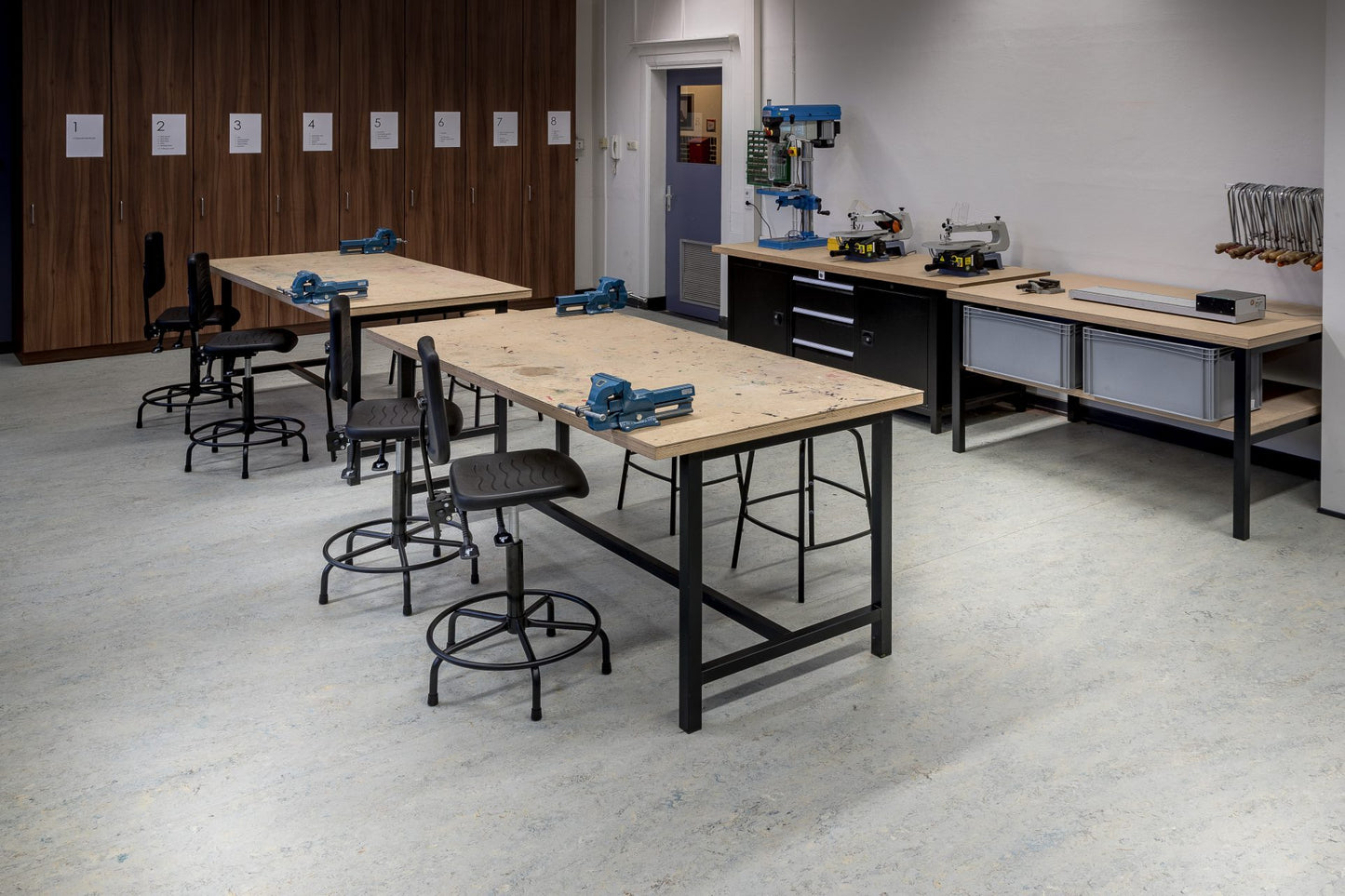 Werkstoel type GM200 | GM Serie | Zwart
