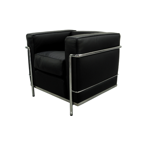 Cassina LC2 Fauteuil Grand Confort Petit Modèle | Zwart