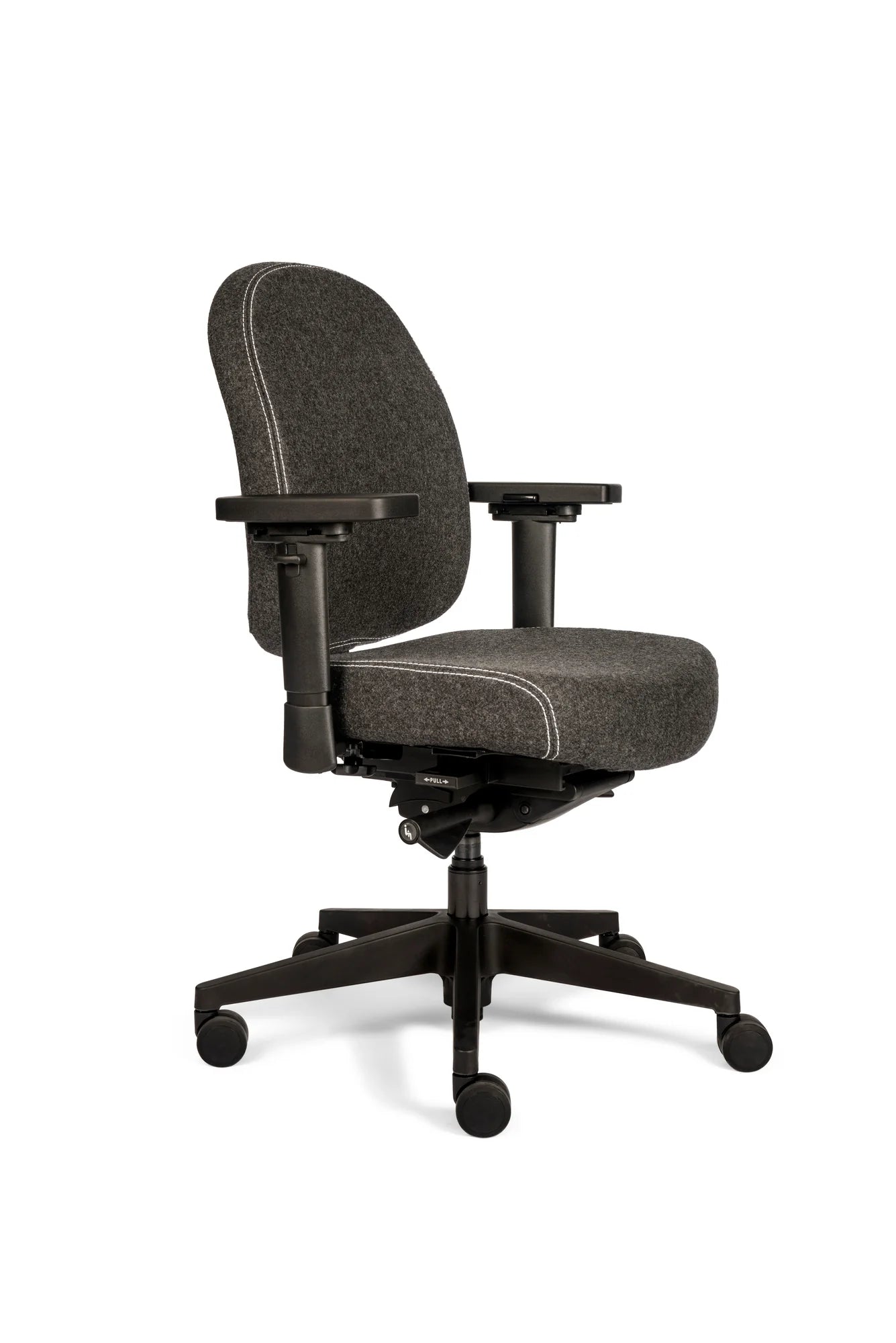 Bureaustoel Therapod X Compact | Ergonomisch | Wolvilt | Leverbaar in Diverse Kleuren