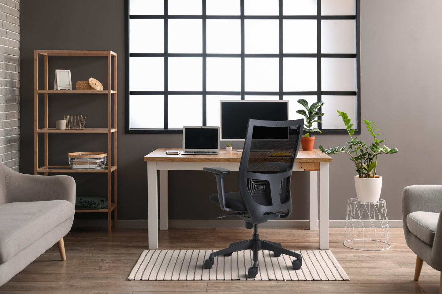 Curve bureaustoel | netrug | NEN EN1335