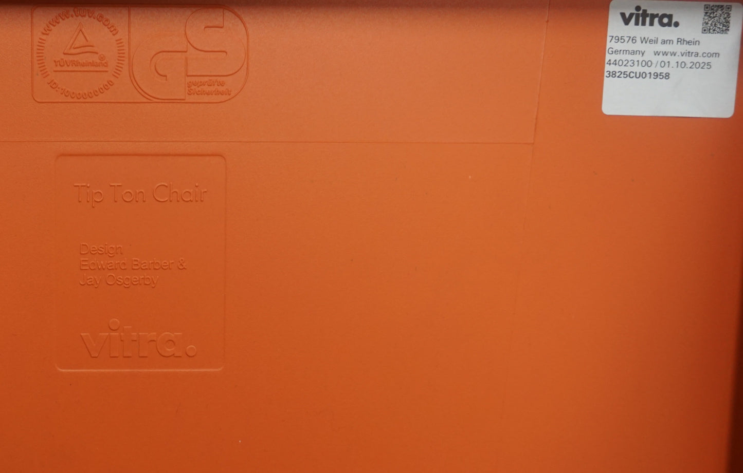 Vitra Tip Ton Chair Design Stoel | Koraal Rood