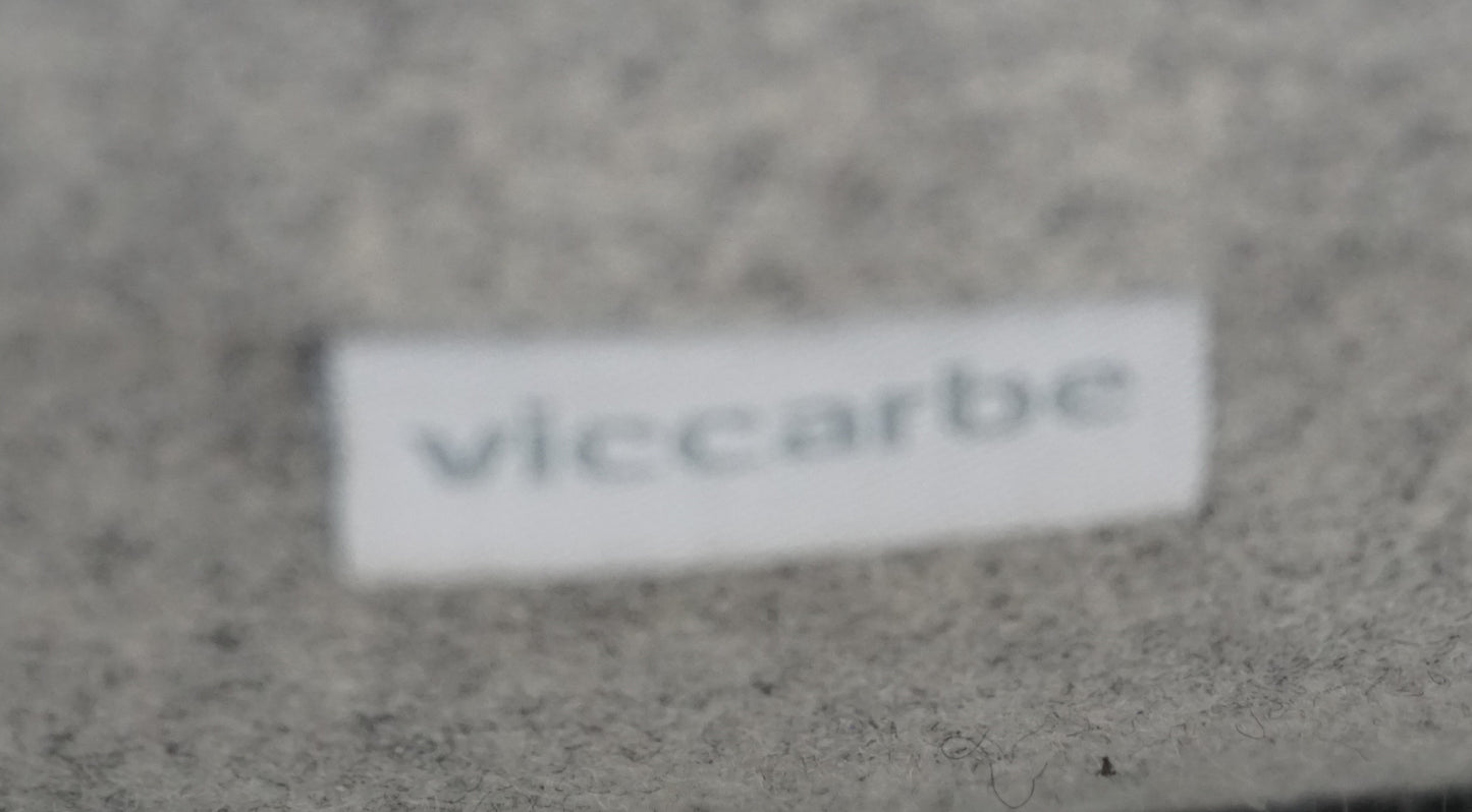 Viccarbe Season Poef | Design kruk | Grijs | Verrijdbaar