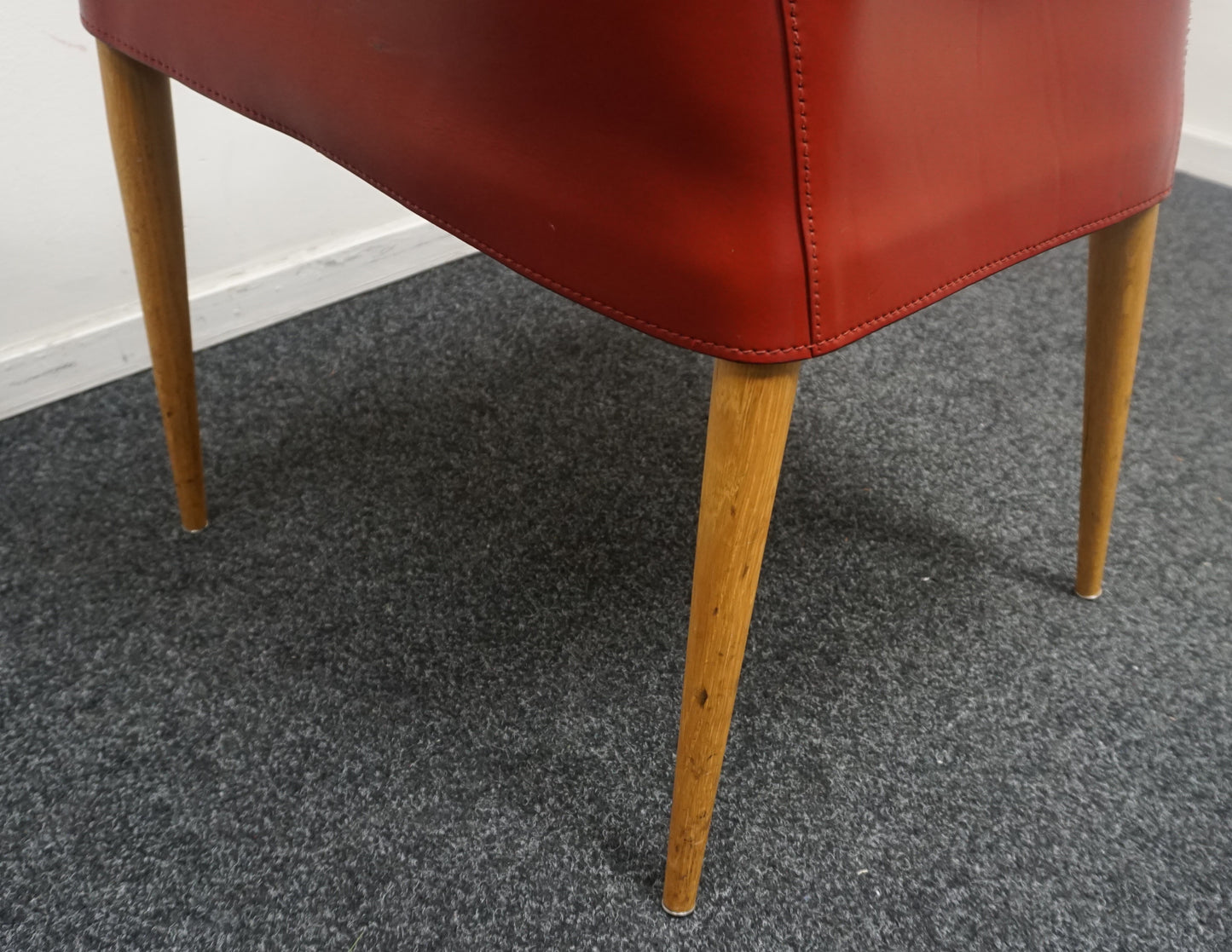 Matteo Grassi Vela Design Stoelen | Vintage | Rood