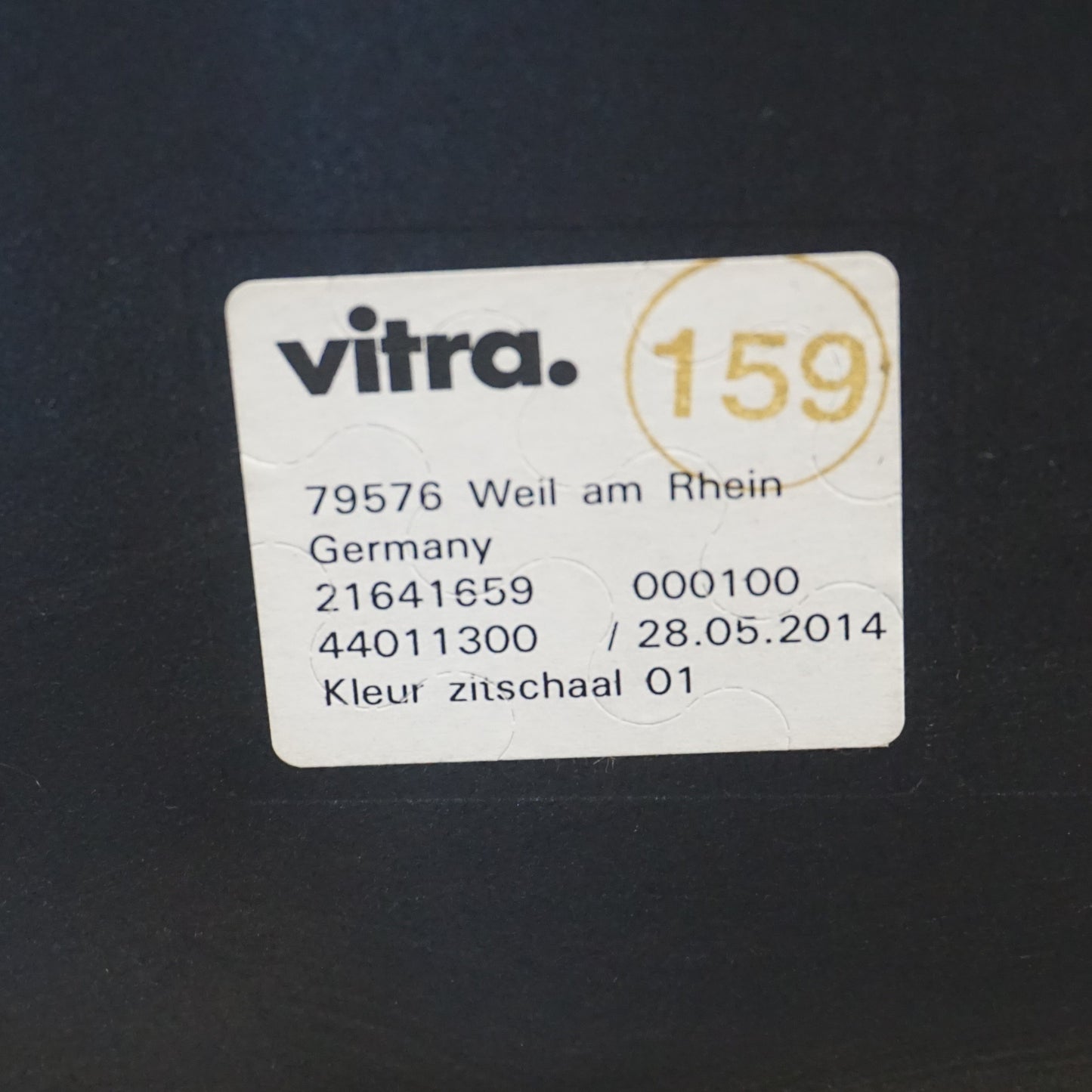Vitra Eames RAR Design Stoel | Schommelstoel | Zwart
