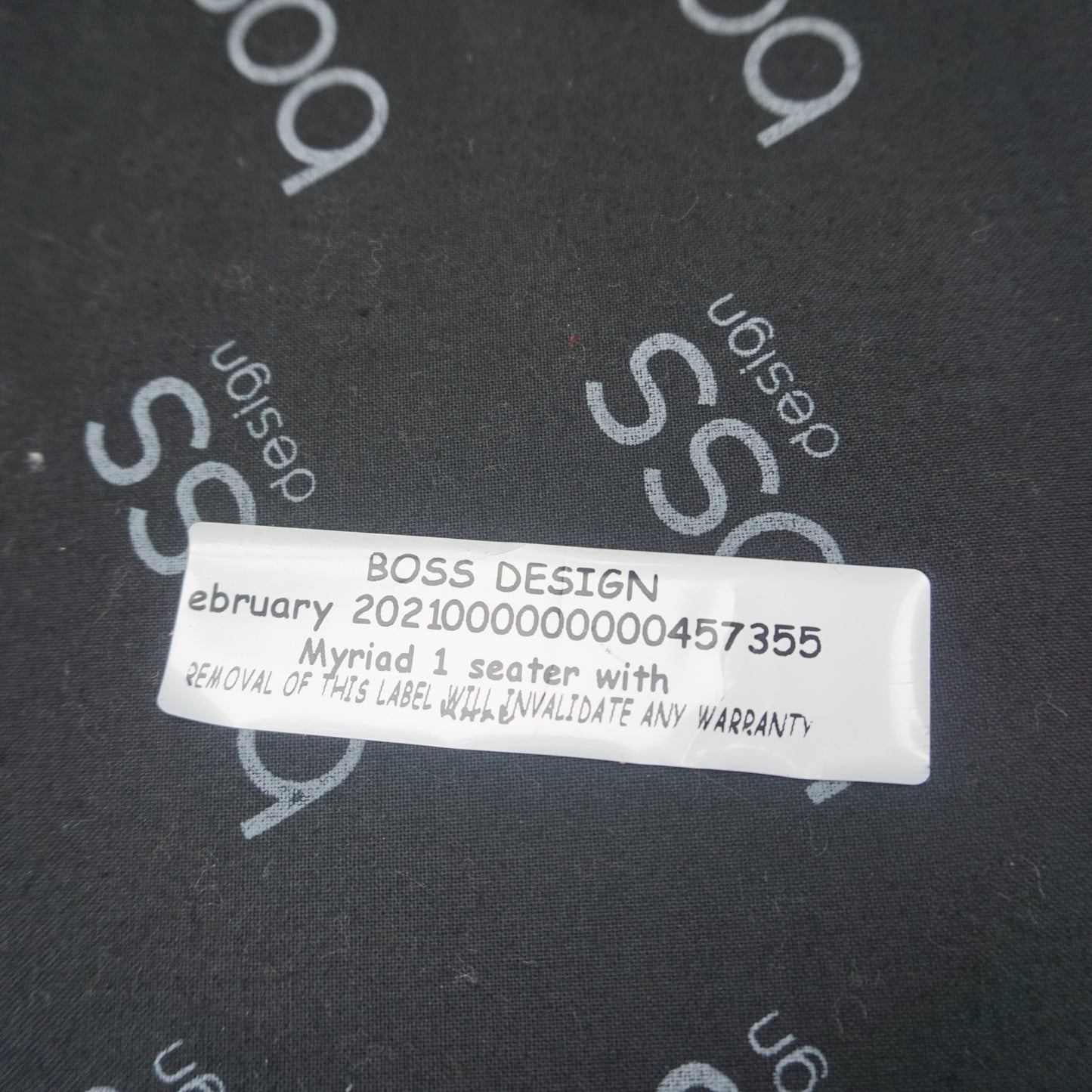 Boss Myriad Design Fauteuil | Blauw Gemêleerd