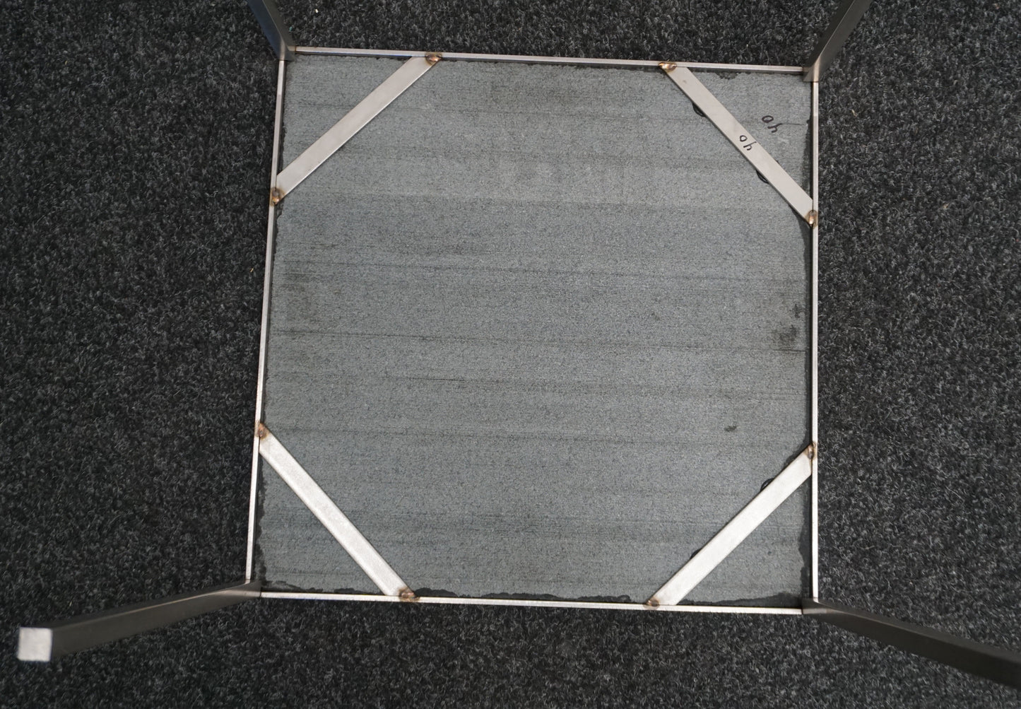 Metaform KR bijzettafel | Designtafel | RVS | Keramiek Blad