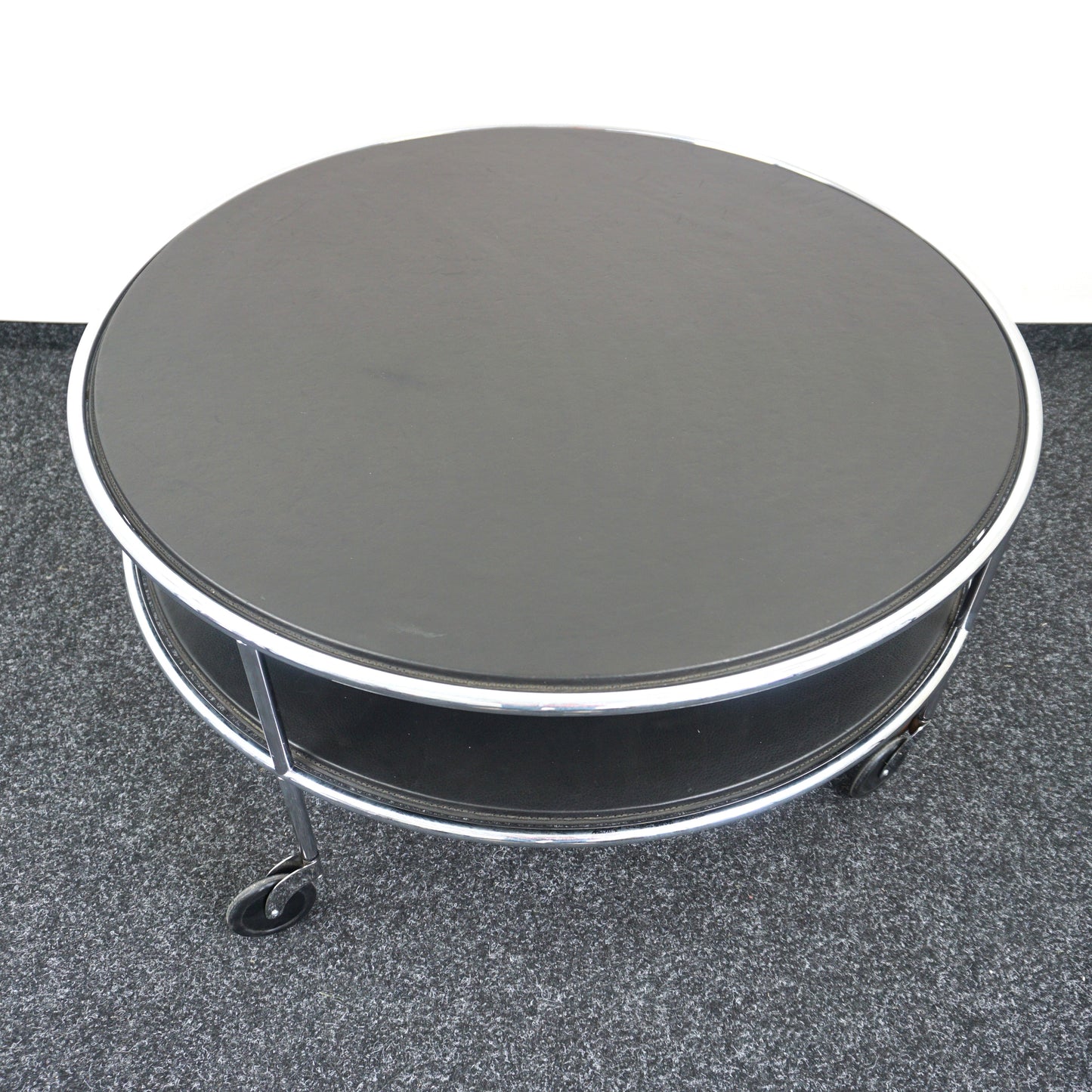 Lammhults Chicago Trolley 3 Design Bijzettafel | 90 cm | Zwart