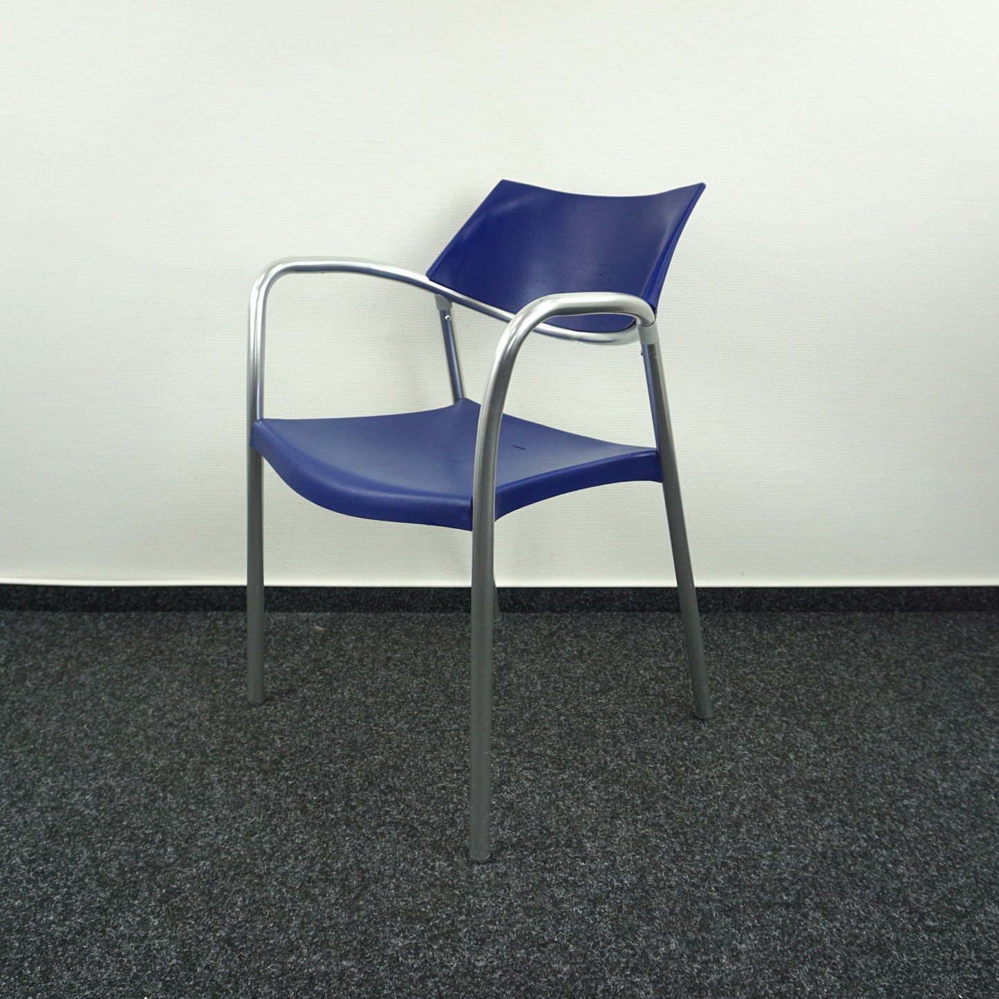 Amat Splash Stoel | Kantinestoel | Vergaderstoel | Blauw