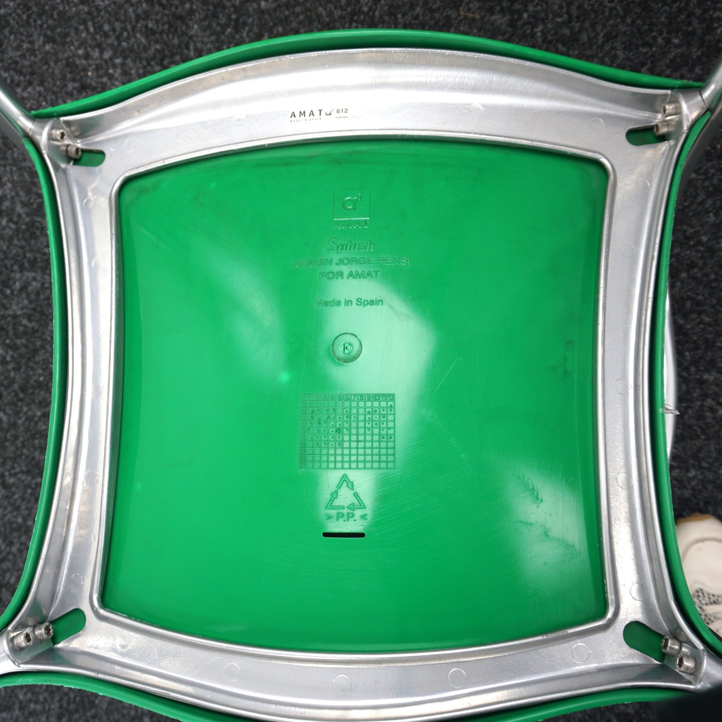 Amat Splash Stoel | Kantinestoel | Vergaderstoel | Groen