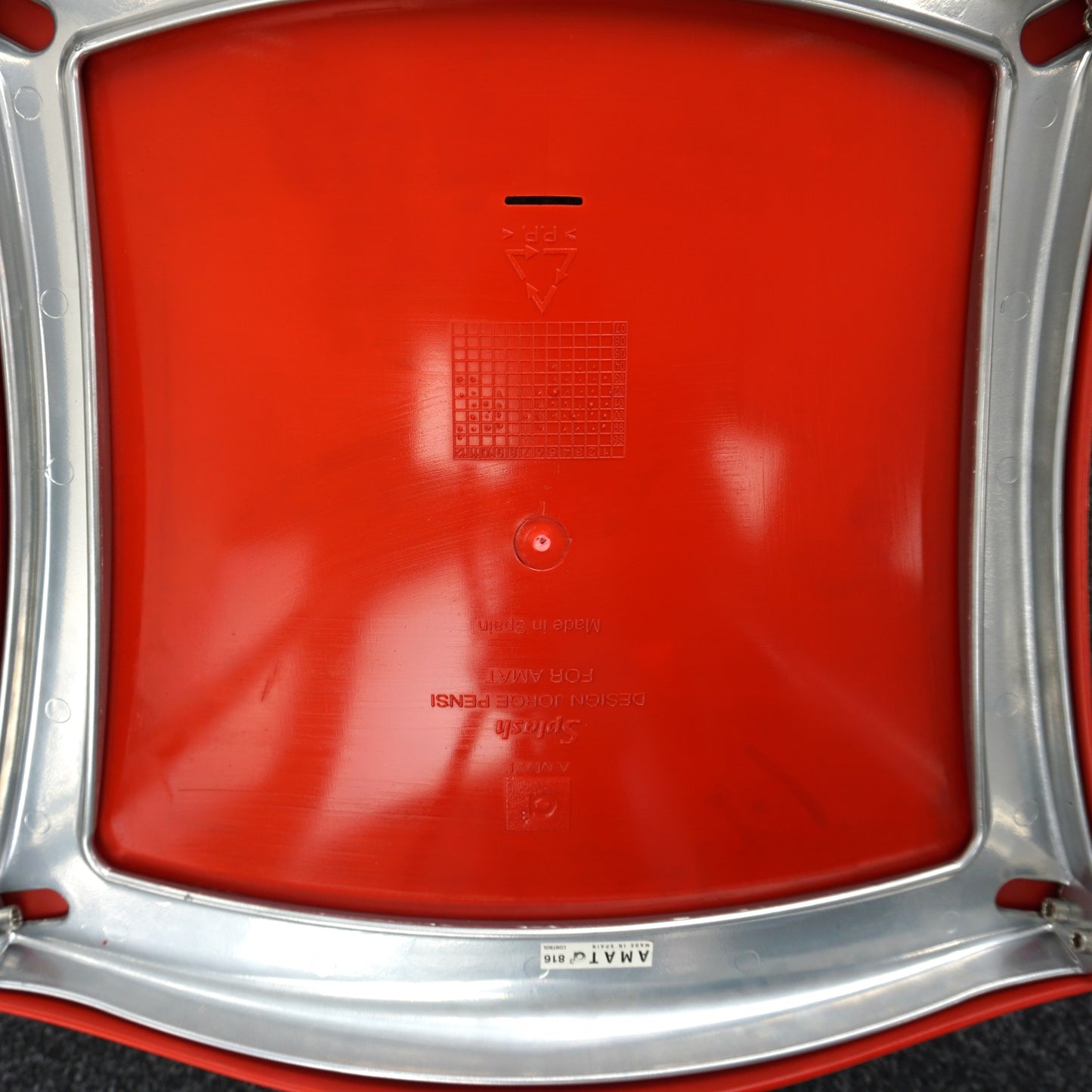 Amat Splash Stoel | Kantinestoel | Vergaderstoel | Rood