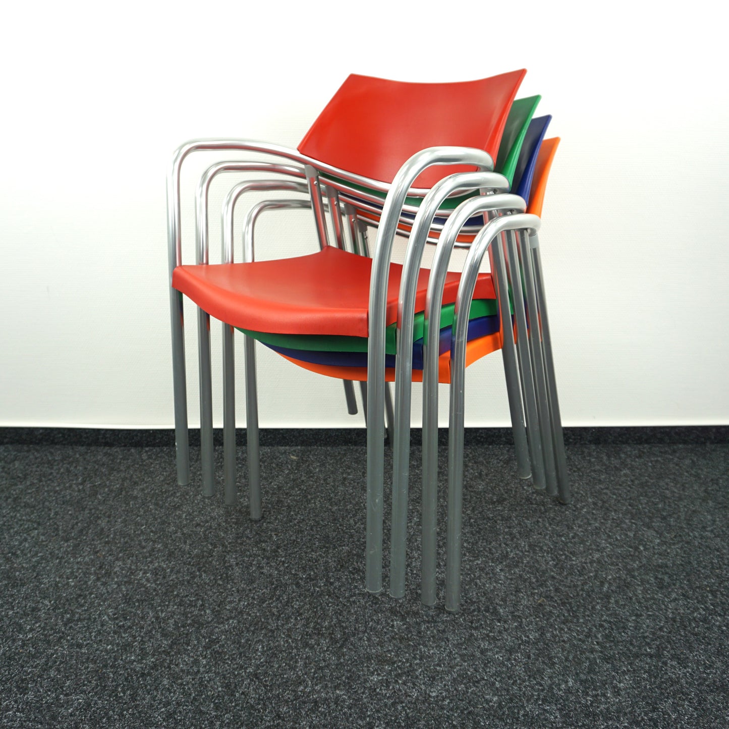 Amat Splash Stoel | Kantinestoel | Vergaderstoel | Rood