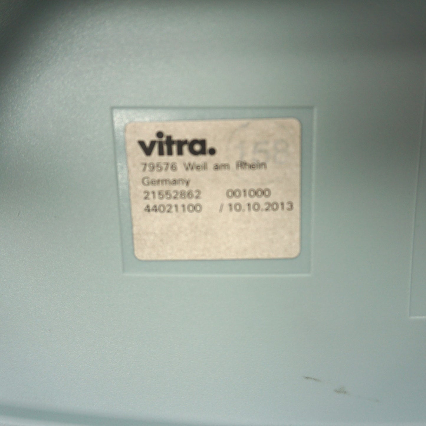 Vitra HAL RE Medium Design Barkruk | Lichtblauw | Zithoogte ca. 66 cm