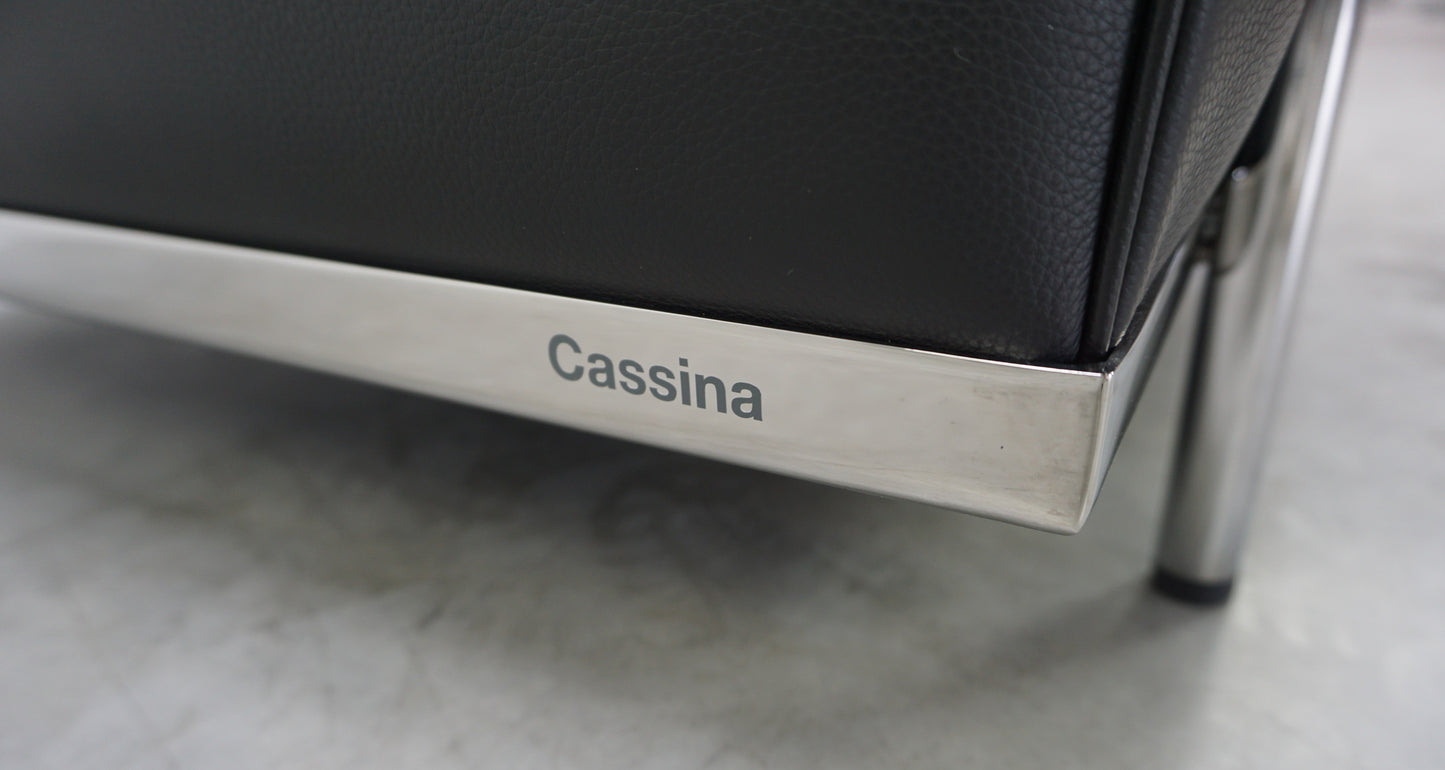 Cassina LC2 Fauteuil | Zwart Leer