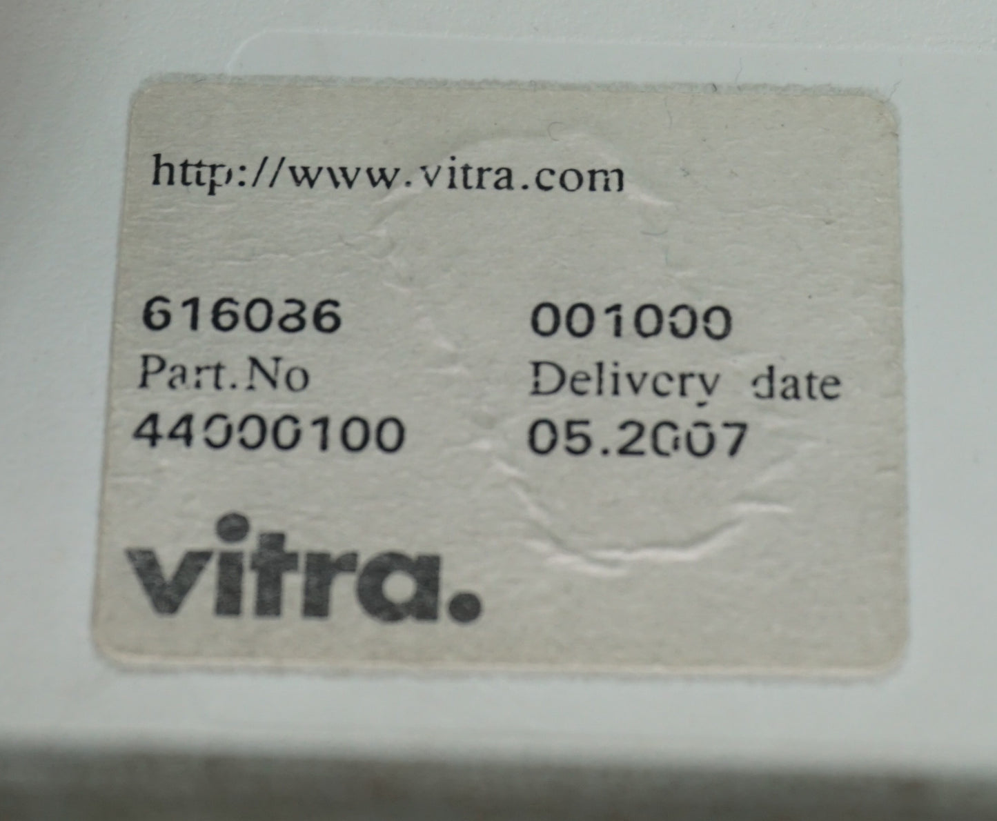 Vitra Tom Vac Chair Design Stoel | Wit