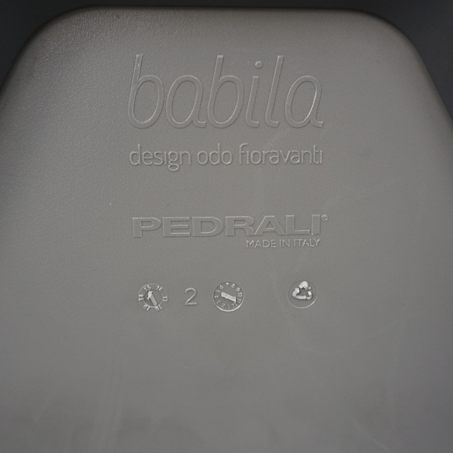 Pedrali Babila 2750 Design Stoel | Kantinestoel | Grijs