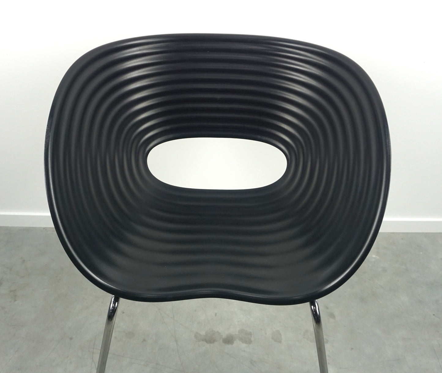 Vitra Tom Vac Chair Design Stoel | Zwart