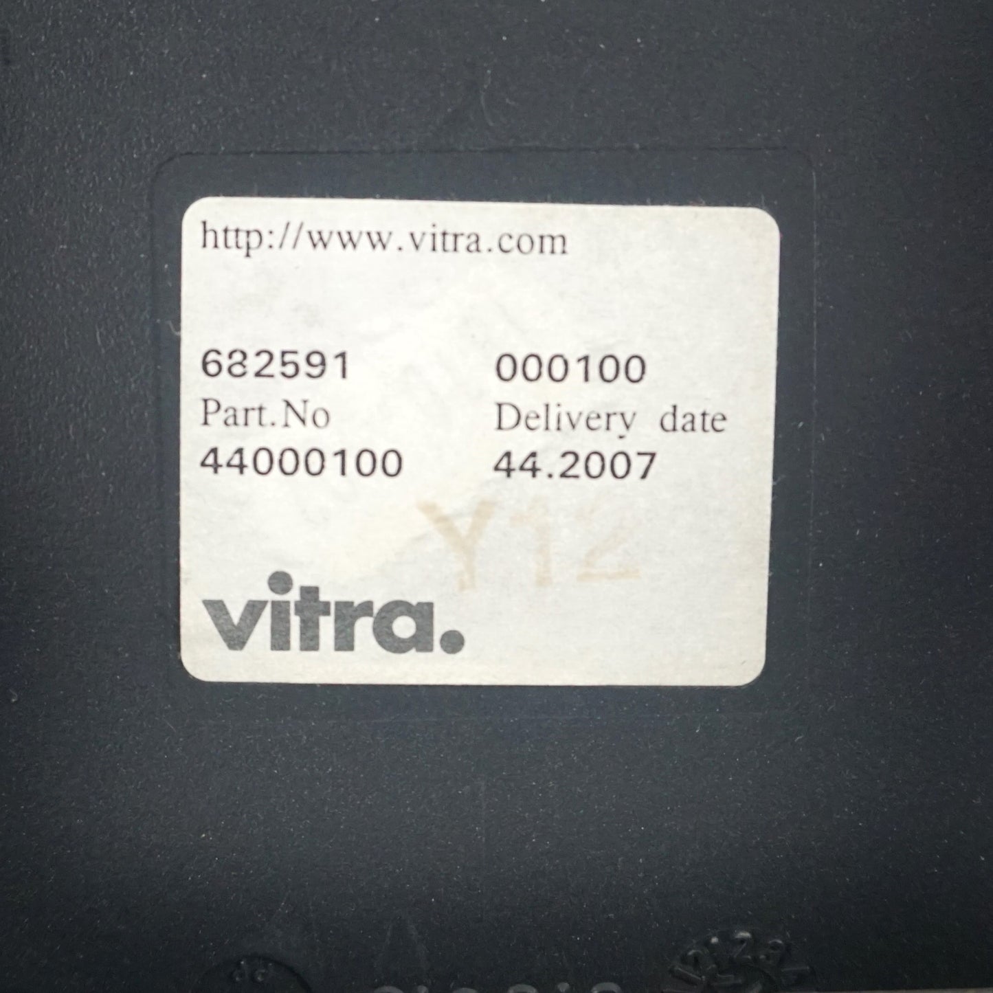 Vitra Tom Vac Chair Design Stoel | Zwart