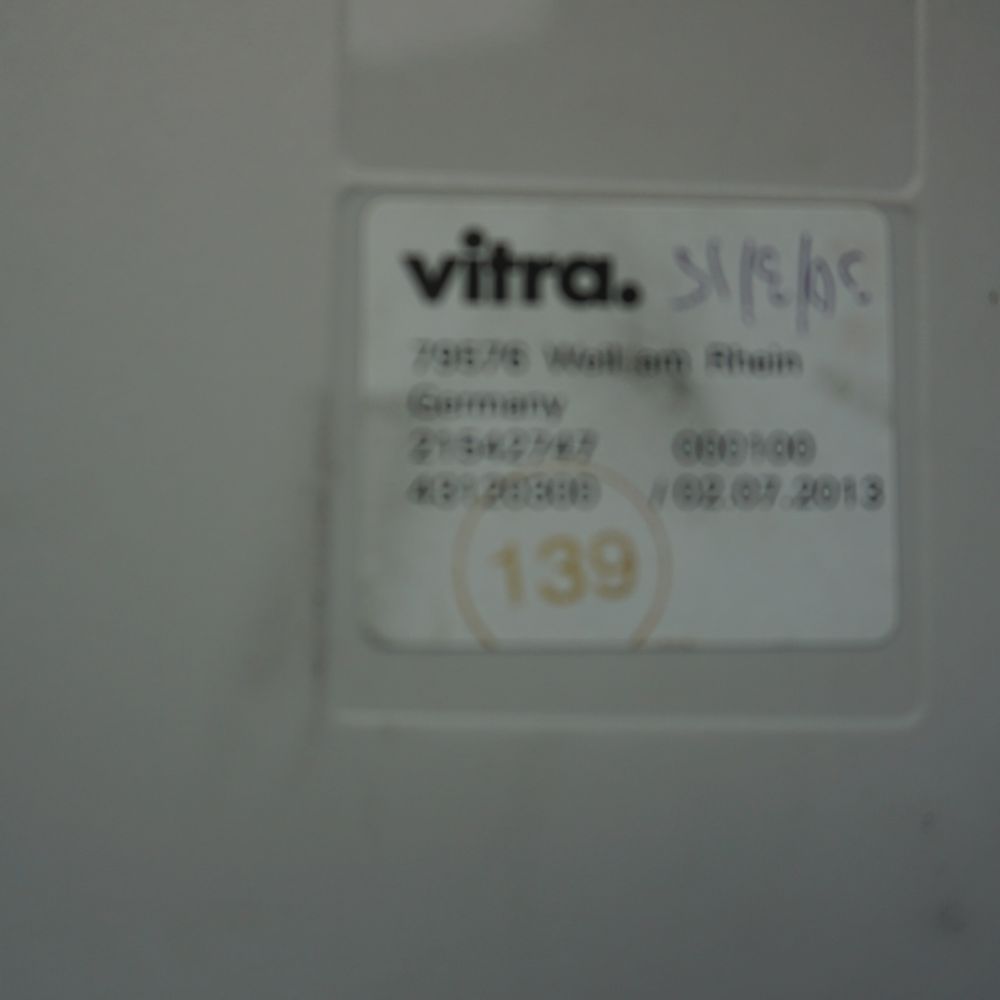 Vitra Unix Vergaderstoel | Conferentiestoel | Lichtgrijs