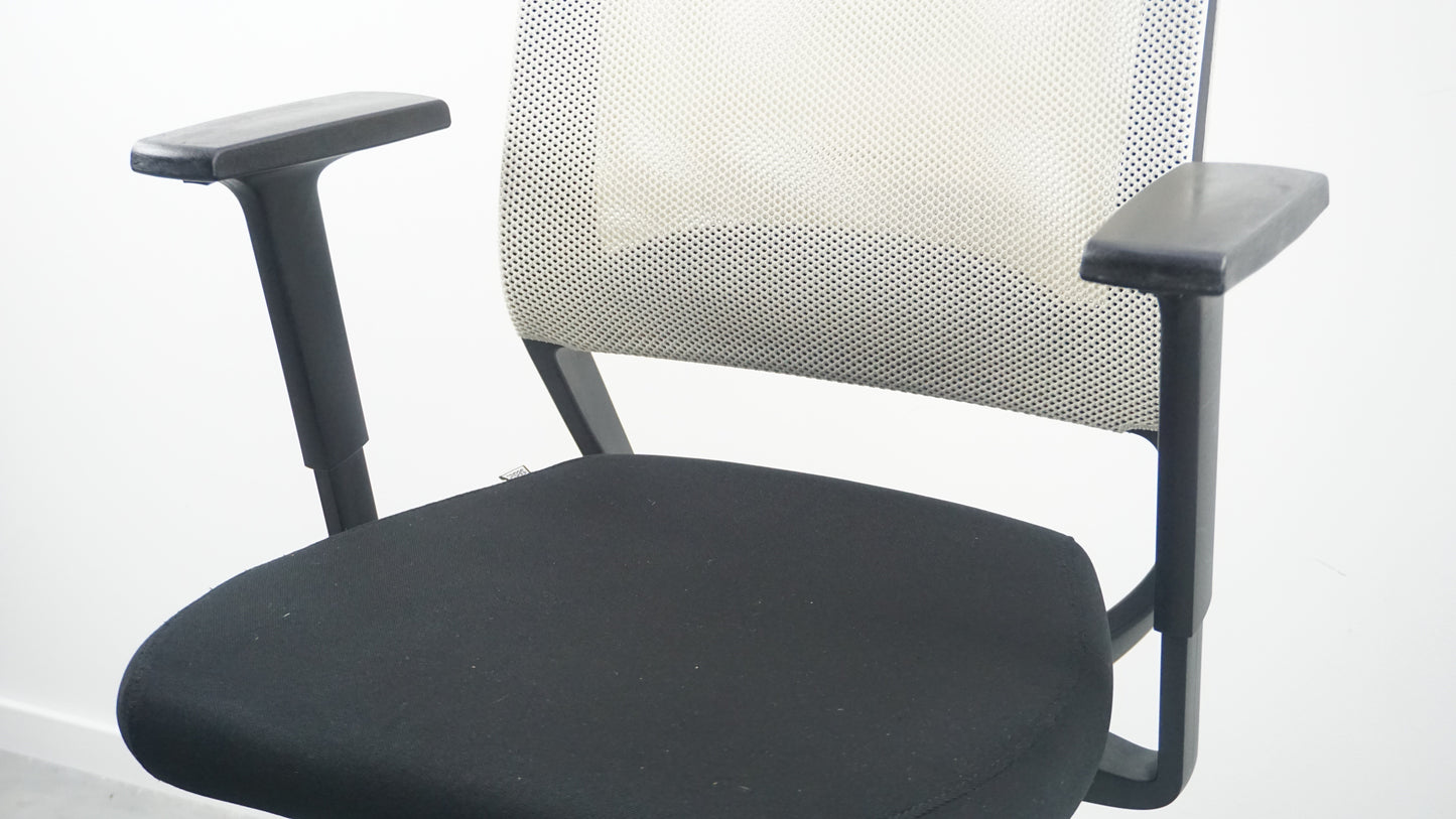 Sedus Netwin Bureaustoel | Zwart | Wit | Netweave