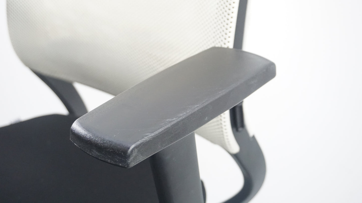 Sedus Netwin Bureaustoel | Zwart | Wit | Netweave