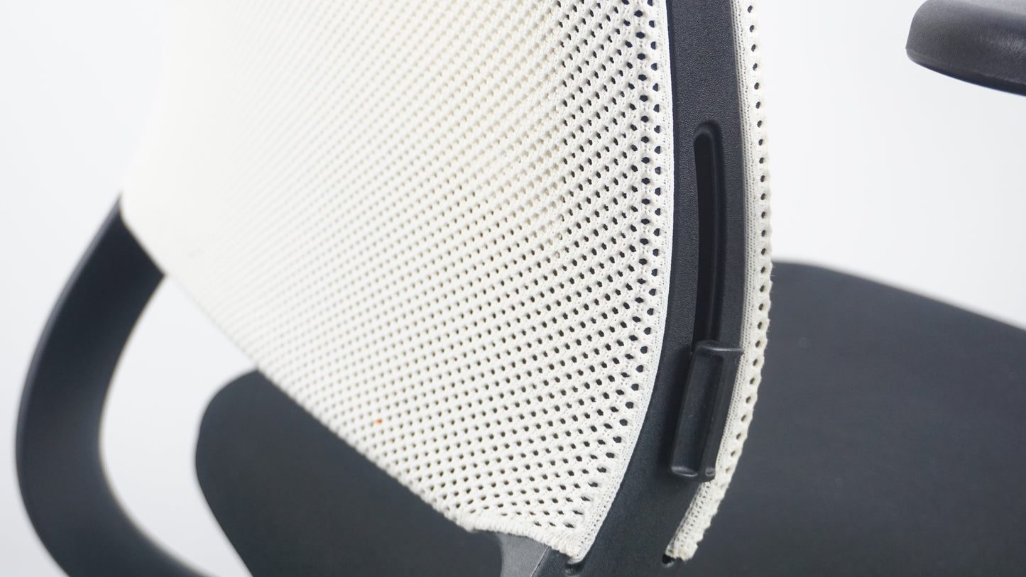 Sedus Netwin Bureaustoel | Zwart | Wit | Netweave