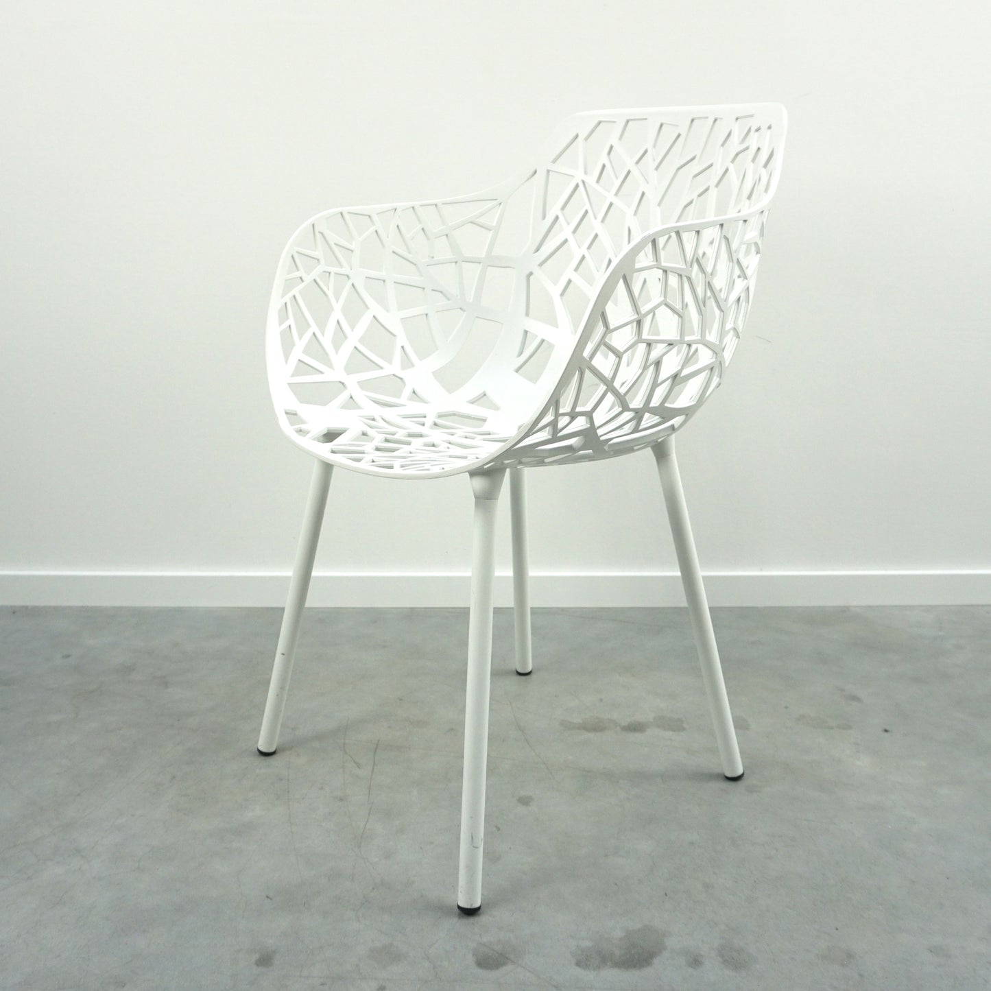 Fast Forest Design Stoel | Aluminium | Wit