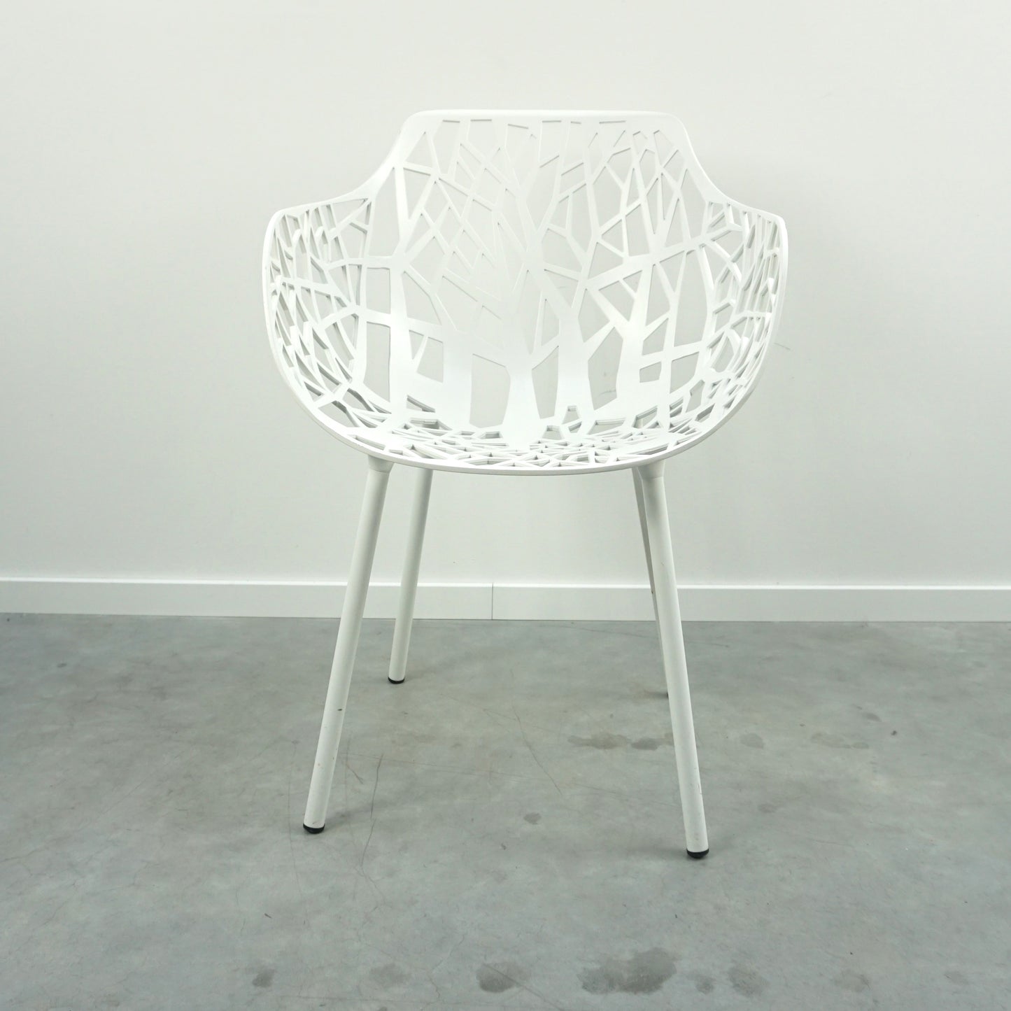 Fast Forest Design Stoel | Aluminium | Wit