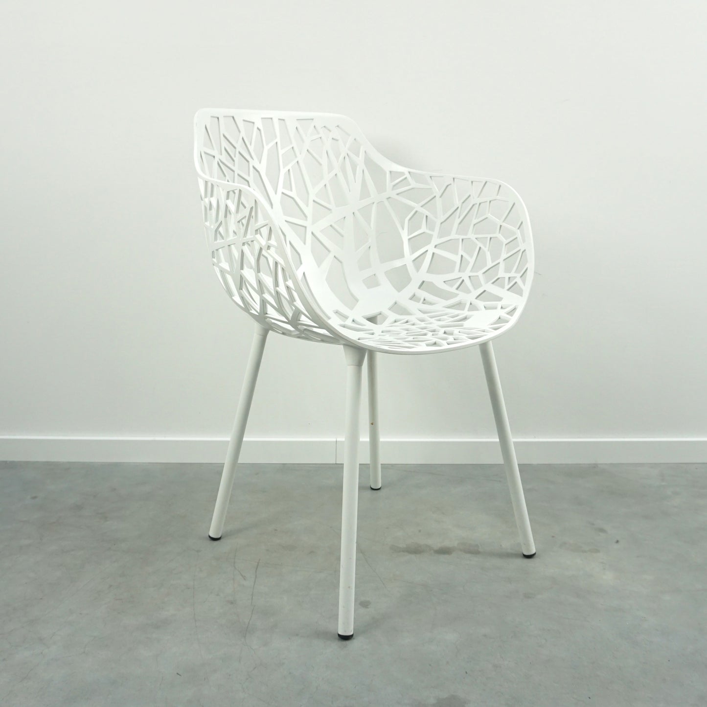 Fast Forest Design Stoel | Aluminium | Wit