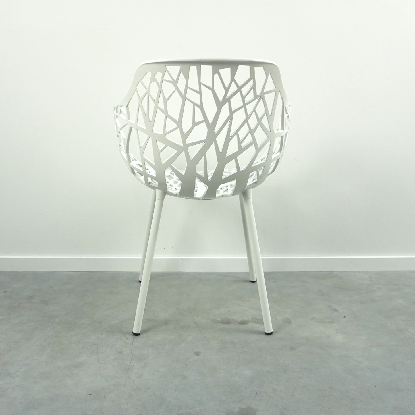 Fast Forest Design Stoel | Aluminium | Wit