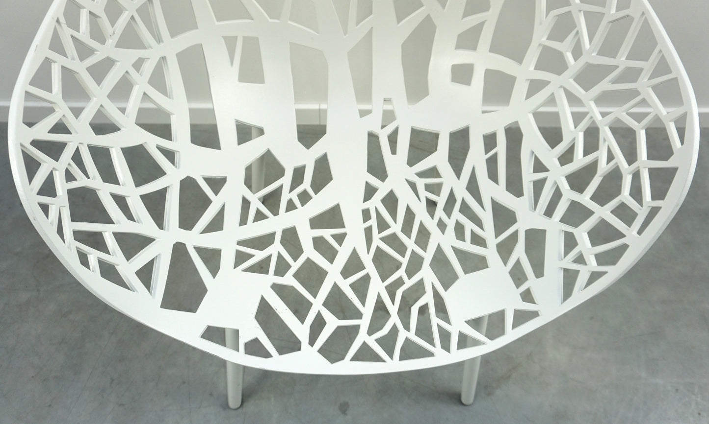 Fast Forest Design Stoel | Aluminium | Wit
