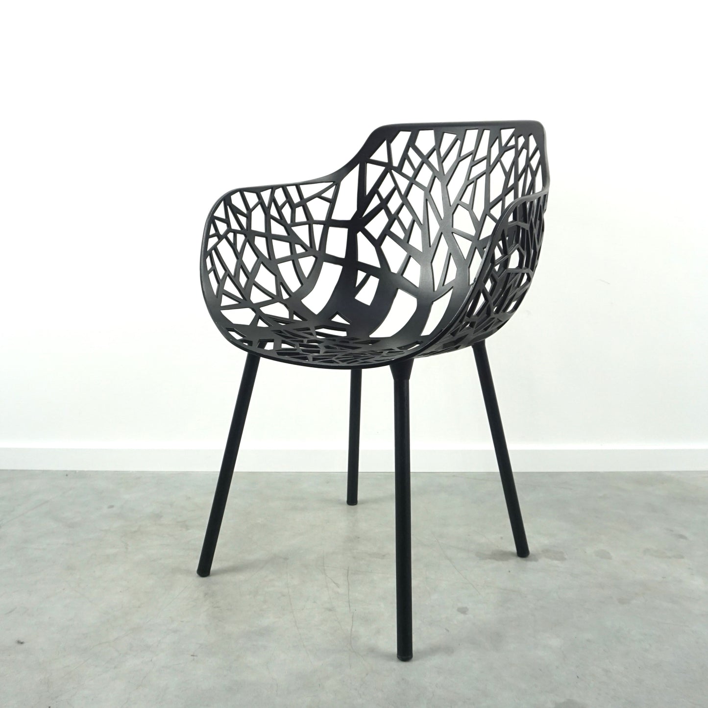 Fast Forest Design Stoel | Aluminium | Zwart