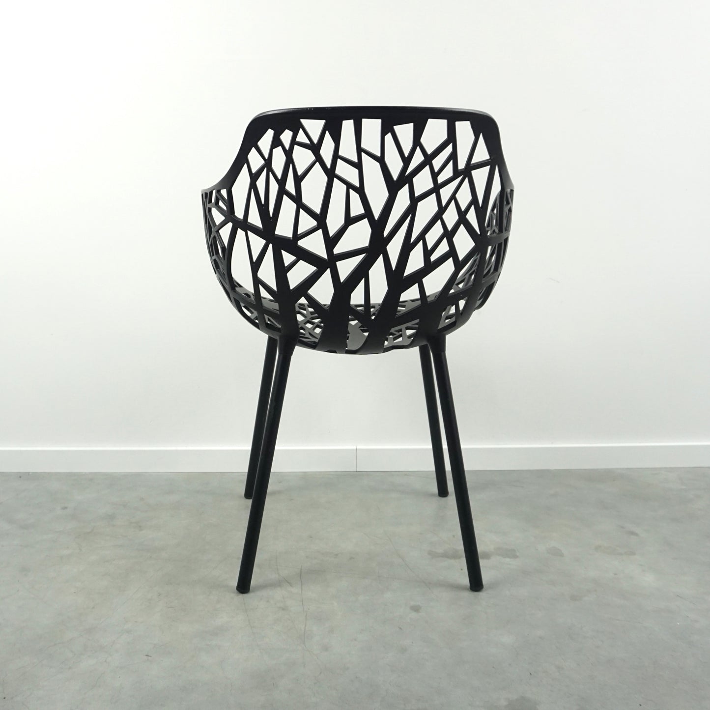 Fast Forest Design Stoel | Aluminium | Zwart