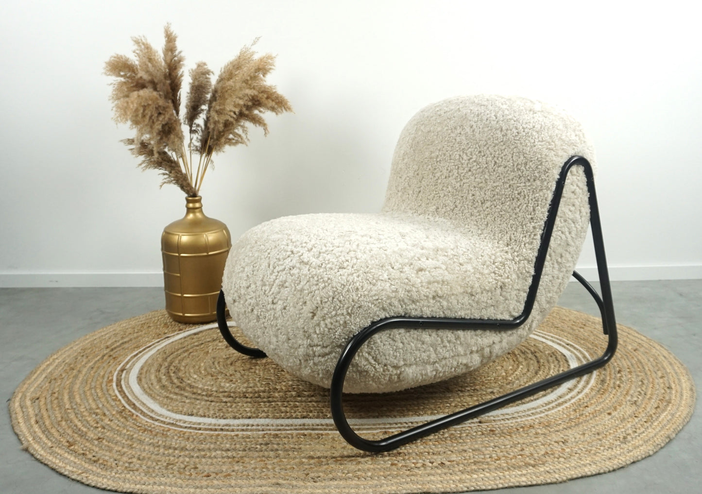 Norr11 Boho Design Fauteuil | Lounge Stoel | Crème