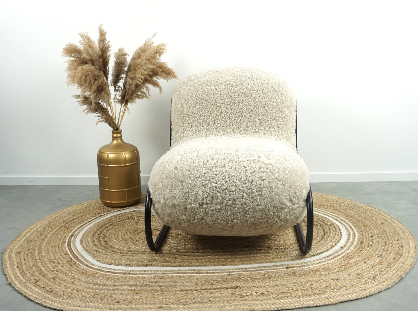 Norr11 Boho Design Fauteuil | Lounge Stoel | Crème
