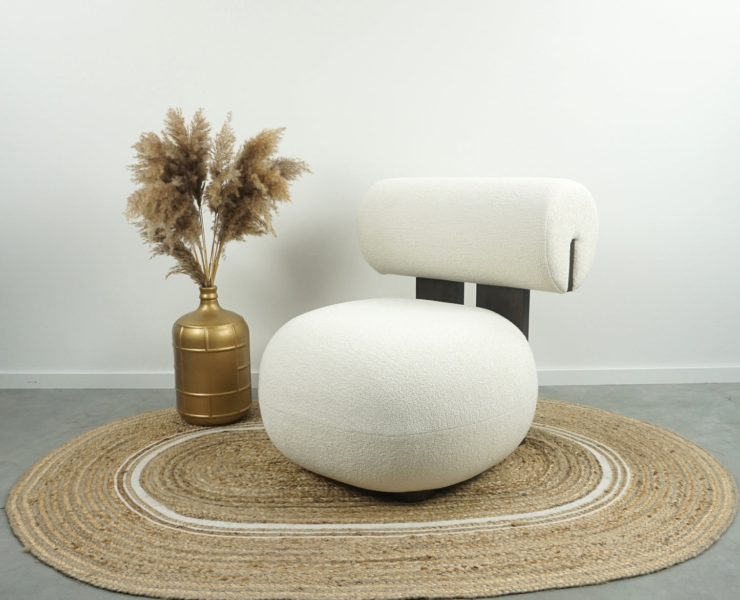 Norr11 Hippo Lounge Chair Design Fauteuil | Lounge Stoel | Crème