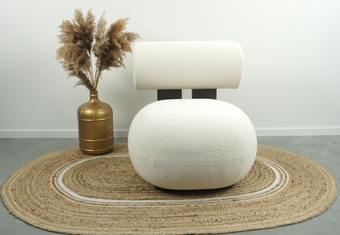 Norr11 Hippo Lounge Chair Design Fauteuil | Lounge Stoel | Crème
