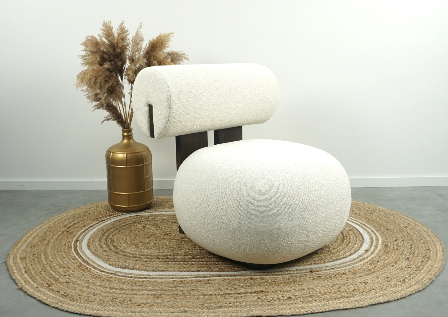 Norr11 Hippo Lounge Chair Design Fauteuil | Lounge Stoel | Crème