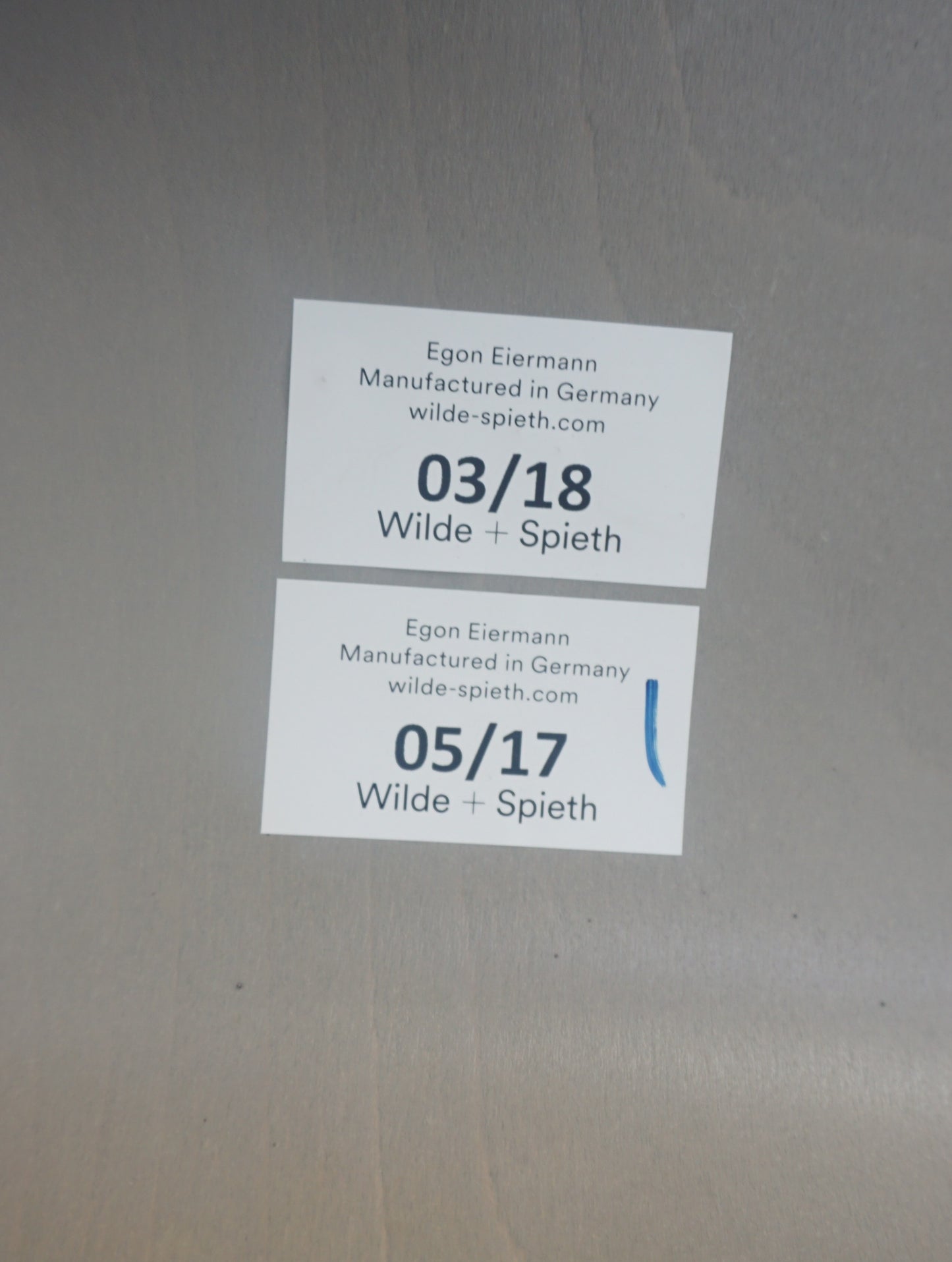 Wilde + Spieth van Egon Eiermann SE68 Stoel | Grijs | Stof