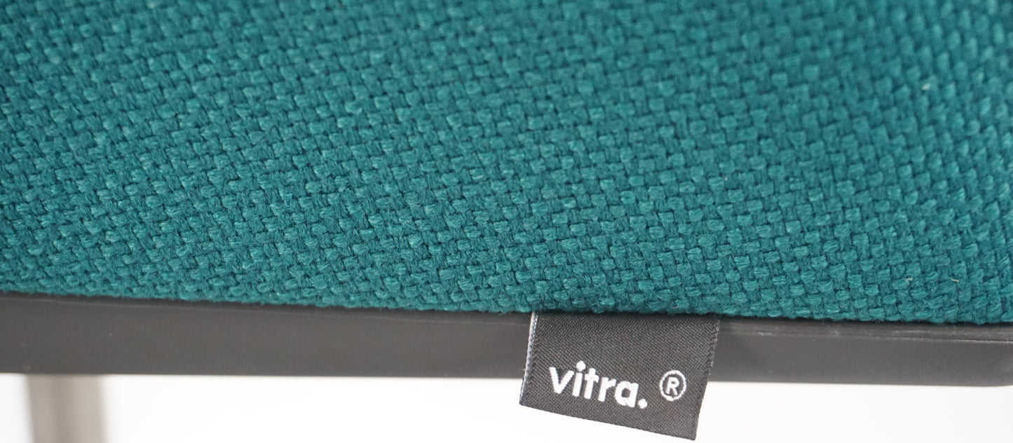Vitra Softshell Vergaderstoel | Groen | Verrijdbaar
