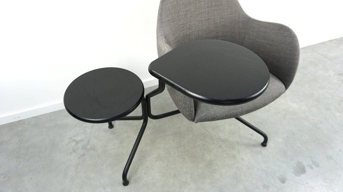 Blå Station Wilmer CT Design Fauteuil | Multifunctioneel | Donkergrijs