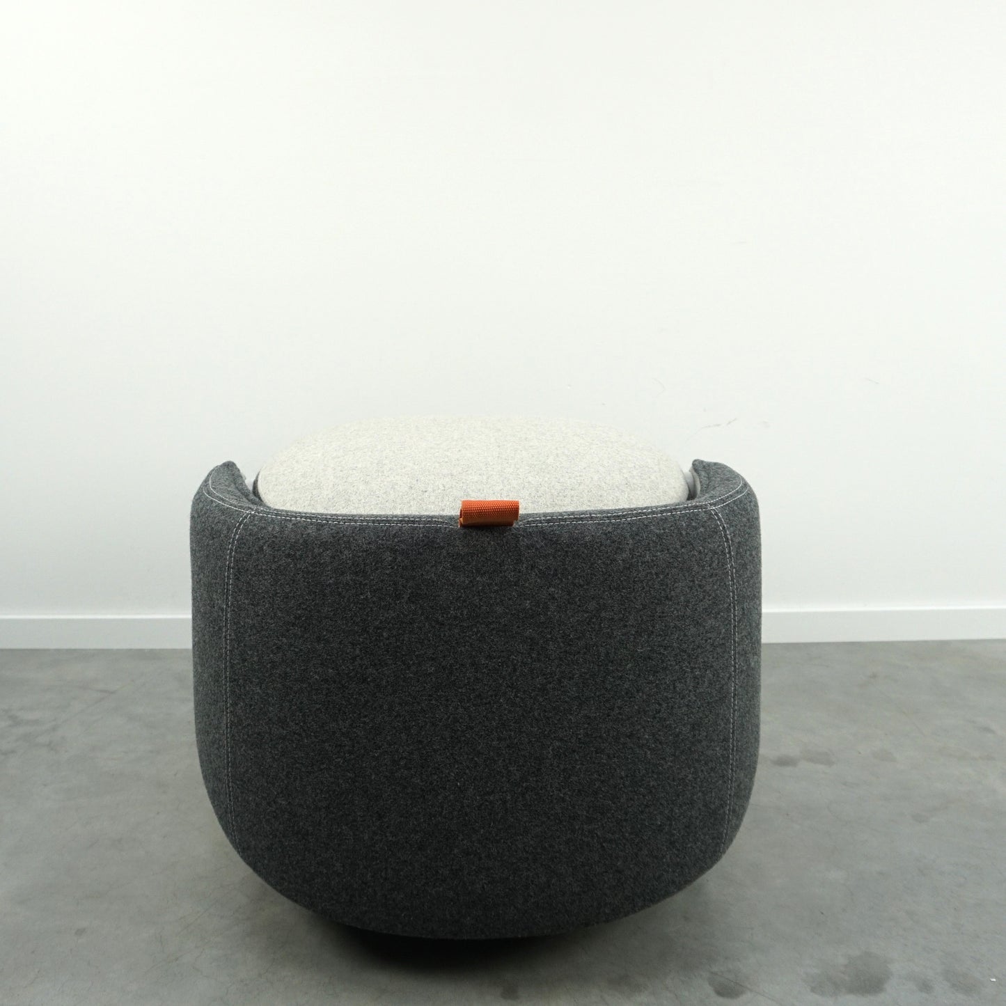 Haworth Openest Chick Poef | Fauteuil | Grijs gemêleerd
