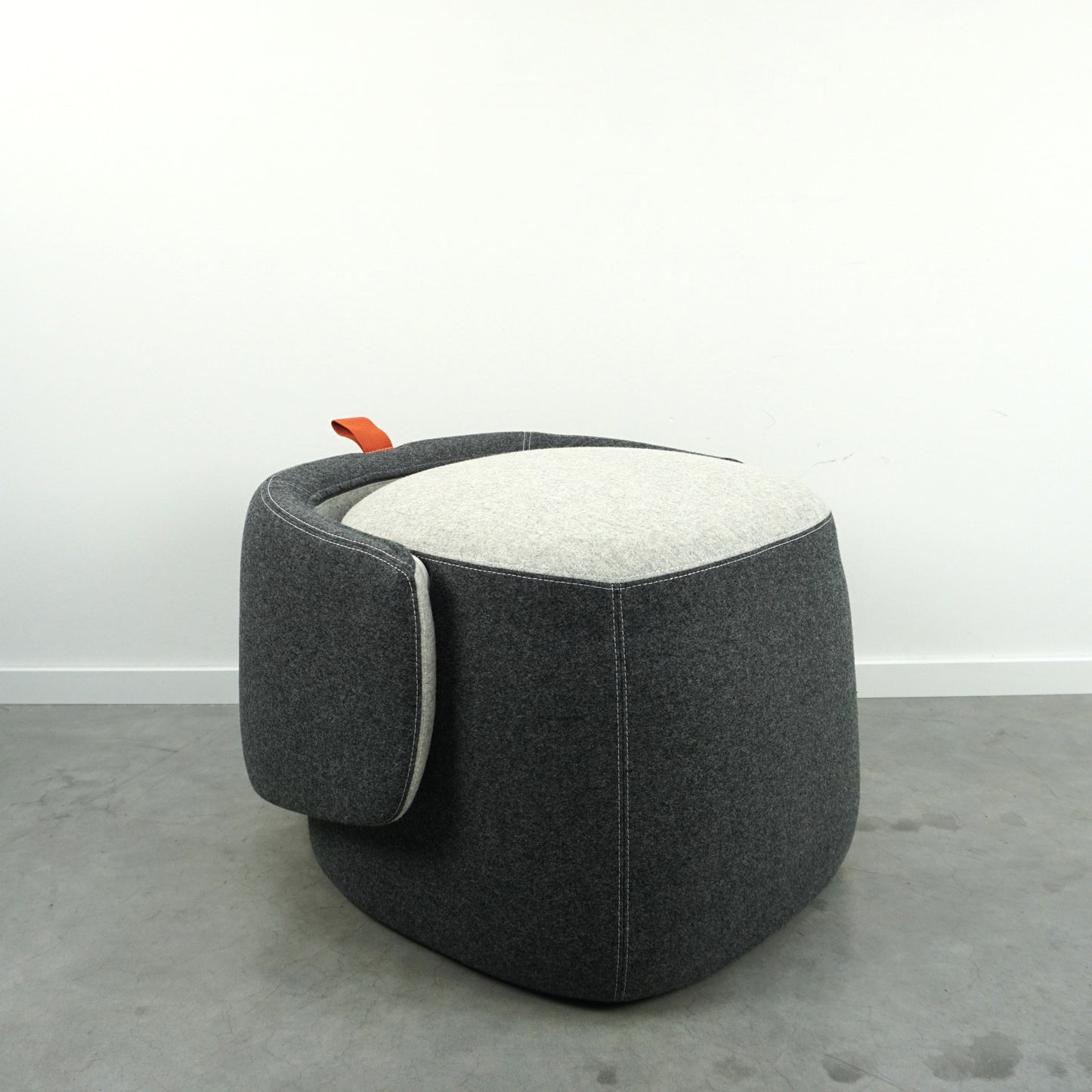 Haworth Openest Chick Poef | Fauteuil | Grijs gemêleerd